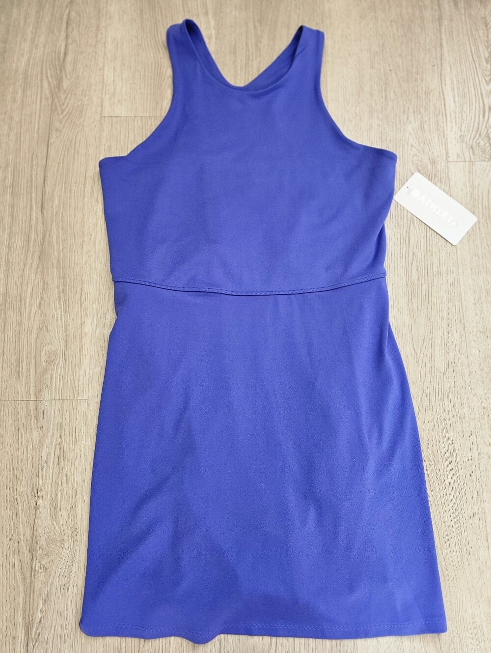 Athleta Body Conscious Women’s Royal Blue Athletic Skater Dress Nwt XL - Picture 2 of 7